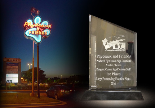 Store sign award